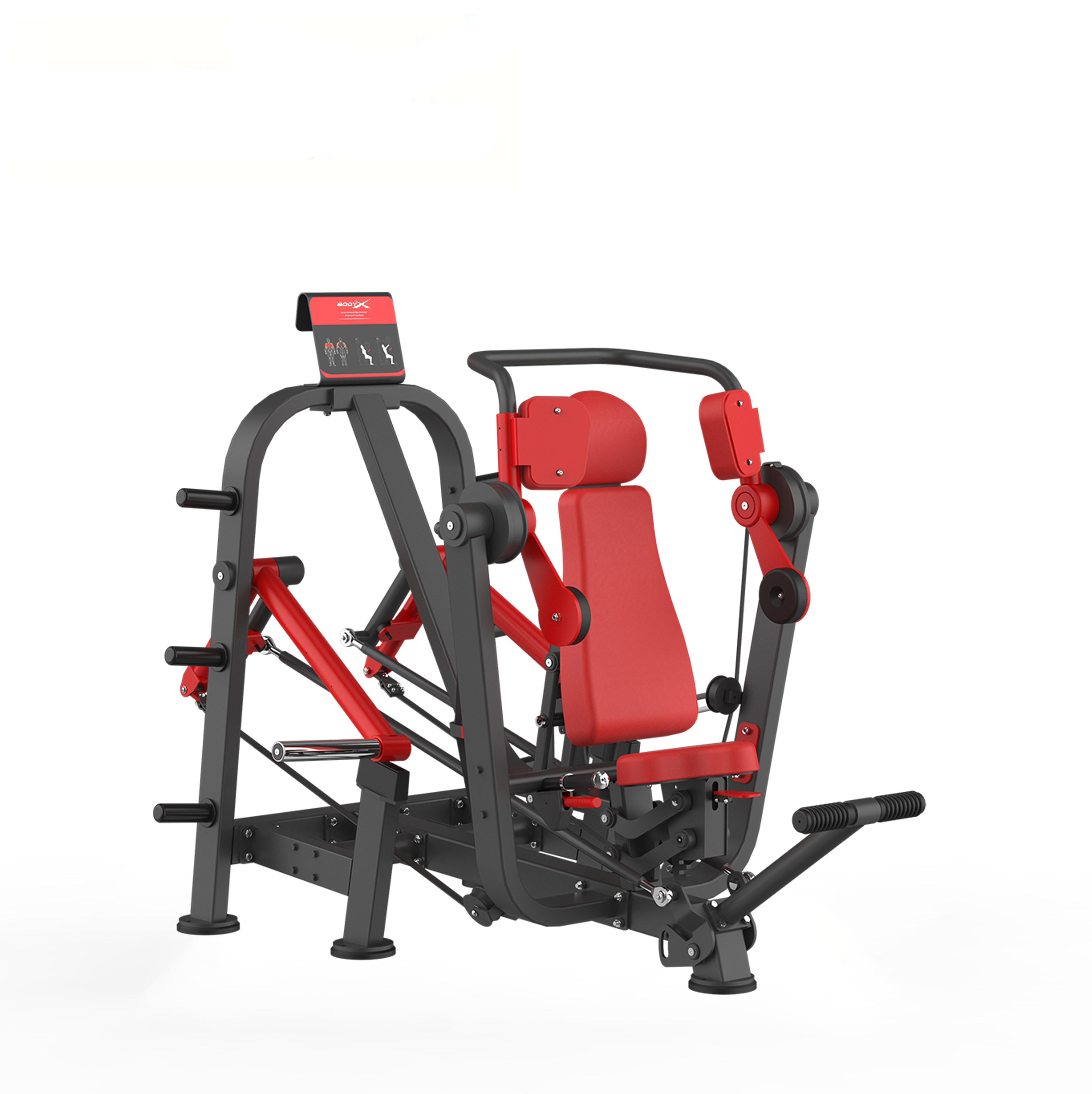 BPT-009  Chest Arm Press Back Super Pullover and Seated Row Machine